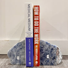 Load image into Gallery viewer, BLUE CALCITE BOOKEND SET