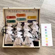 Load image into Gallery viewer, CHAKRA MEDITATION MEDALLION SET