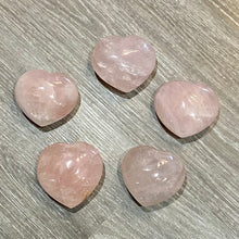 Load image into Gallery viewer, ROSE QUARTZ POLISHED HEARTS (OPTIONS)