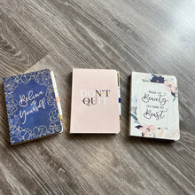 Load image into Gallery viewer, POCKET JOURNAL w/PEN (OPTIONS)