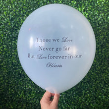 Load image into Gallery viewer, MEMORIAL/FUNERAL BIODEGRADABLE BALLOON SET
