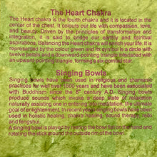 Load image into Gallery viewer, TIBETAN SINGING BOWL- GREEN/HEART