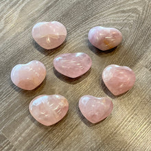 Load image into Gallery viewer, ROSE QUARTZ POLISHED HEARTS (OPTIONS)