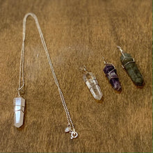Load image into Gallery viewer, CRYSTAL POINT NECKLACE (OPTIONS)