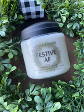 Load image into Gallery viewer, FESTIVE AF CANDLE