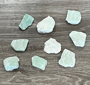 AMAZONITE ROUGH CUT PIECES