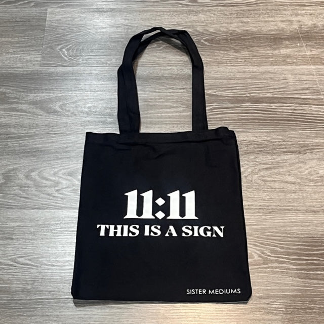 ANGEL NUMBERS CANVAS TOTE BAG