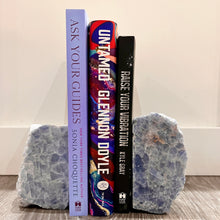 Load image into Gallery viewer, BLUE CALCITE BOOKEND SET
