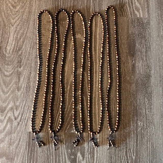 MALA PRAYER BEAD NECKLACE  WOOD