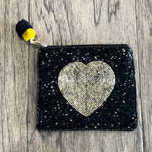 Load image into Gallery viewer, BEADED ZIPPER POUCH
