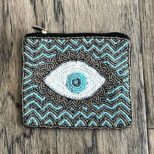Load image into Gallery viewer, BEADED ZIPPER POUCH
