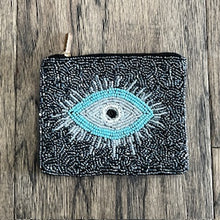 Load image into Gallery viewer, BEADED ZIPPER POUCH
