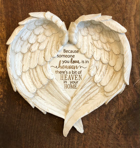 ANGEL WINGS WALL PLAQUE