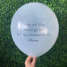 Load image into Gallery viewer, MEMORIAL/FUNERAL BIODEGRADABLE BALLOON SET
