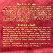 Load image into Gallery viewer, TIBETAN SINGING BOWL- RED/ ROOT
