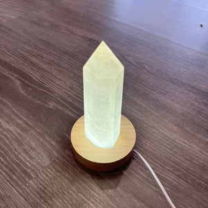 LED WOOD CRYSTAL DISPLAY BASE (OPTIONS)