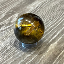 Load image into Gallery viewer, TIGER EYE SPHERE
