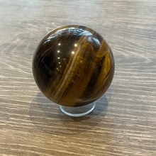 Load image into Gallery viewer, TIGER EYE SPHERE
