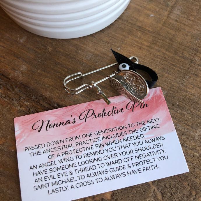 NONNA'S PROTECTIVE PIN