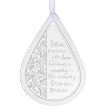 Load image into Gallery viewer, TEARDROP GLASS MEMORIAL ORNAMENTS (OPTIONS)
