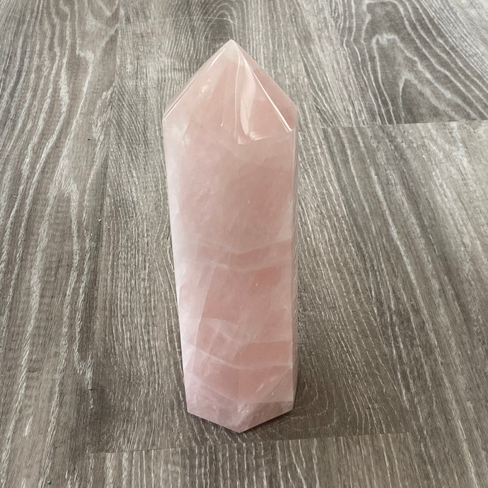 ROSE QUARTZ OBELISK