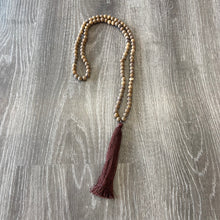 Load image into Gallery viewer, MALA PRAYER BEAD NECKLACE (OPTIONS)
