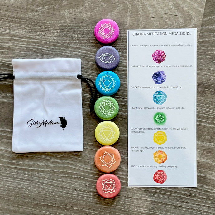 CHAKRA MEDITATION MEDALLION SET