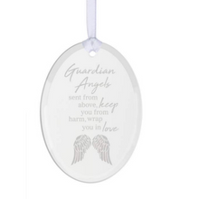 Load image into Gallery viewer, OVAL GLASS MEMORIAL ORNAMENT (OPTIONS)
